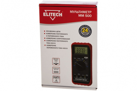 Купить Мультиметр ELITECH ММ 500 фото №7